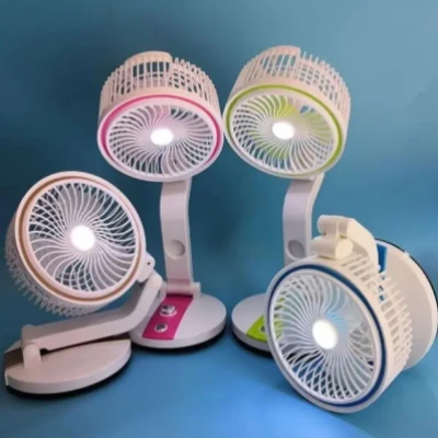 Folding Fan with led Light Multifunction USB Charging secondary